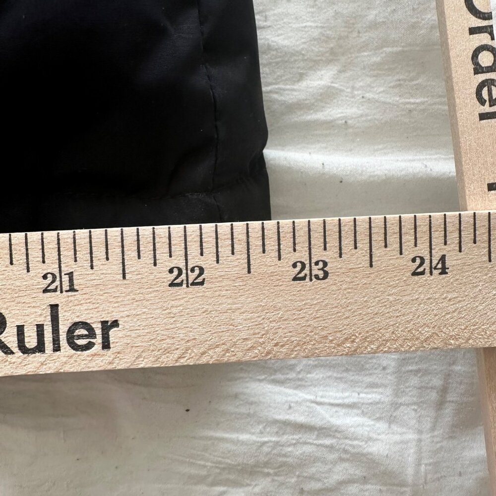 Kenneth Cole Mens Hooded Black Puffer Coat M Zipper Snap Closure 60/40 Down/Fowl - Picture 10 of 13